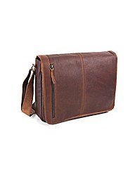 Woodland Leather Messenger Bag