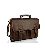 Woodland Leather Briefcase Satchel