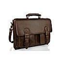 Woodland Leather Briefcase Satchel