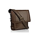 Woodland Leather Upright Messenger Bag