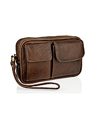 Woodland Leather Travel Pouch