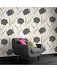 Superfresco Texture Poppy Wallpaper
