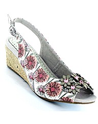 Gluv Luparo Wedge Canvas Sandal