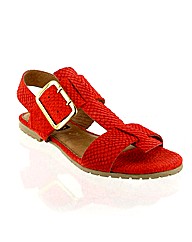 Marta Jonsson orange suede sandal
