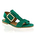 Marta Jonsson green suede sandal