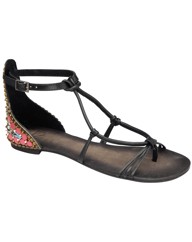 Ravel Jules jewelled flat strappy sandal