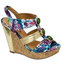 Ravel Jazz jewelled wedge sandal