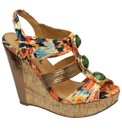 Ravel Jazz jewelled wedge sandal