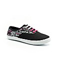 Pineapple Kylie Lace Up Canvas