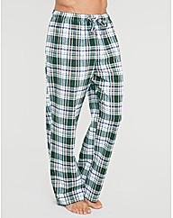 Brushed Flannel Check Pj Pant