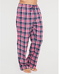Brushed Flannel Check Pj Pant