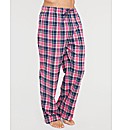 Brushed Flannel Check Pj Pant