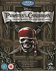 Pirates Of The Caribbean 1-4 Box Set