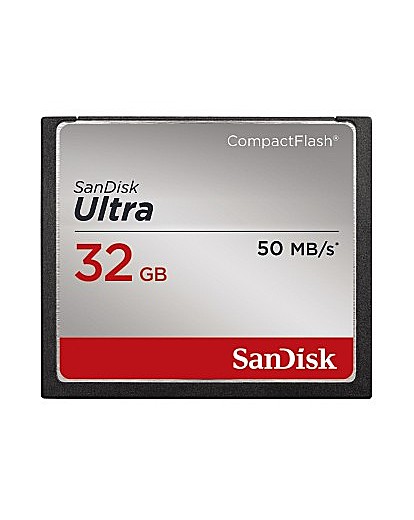 SanDisk CF Ultra 32GB, 50MB/s SanDisk CF Ultra 32GB, 50MB/s