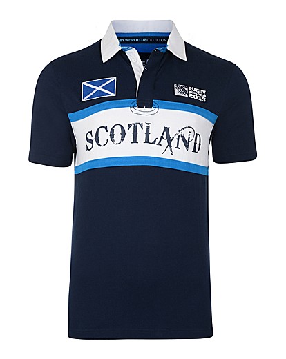 scotland body fit rugby shirt