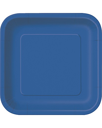 9" Square Paper Plates x 14 9" Square Paper Plates x 14