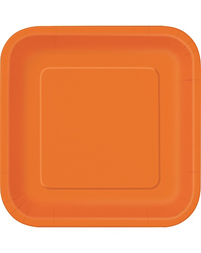 9" Square Paper Plates x 14 9" Square Paper Plates x 14