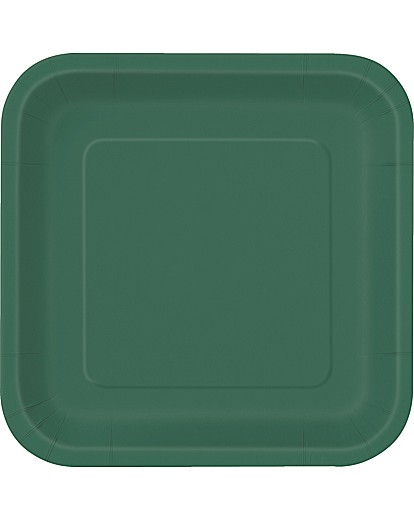 9" Square Paper Plates x 14 9" Square Paper Plates x 14