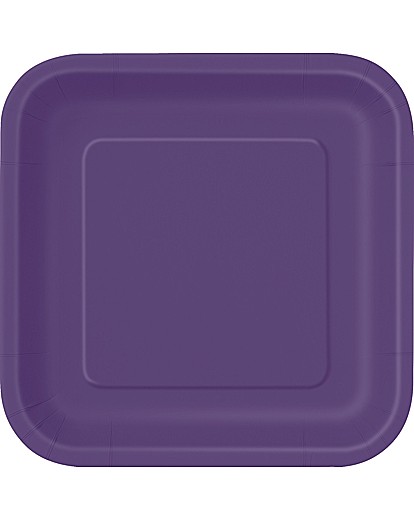 9" Square Paper Plates x 14 9" Square Paper Plates x 14