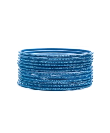 12pc Turquoise Coloured Bangle Set
