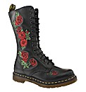 Dr Martens Dm 14 Tie Emb Roses Bt