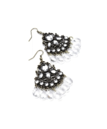 Gold Coloured Drop Earrings