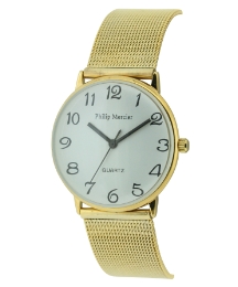 Gents Gold Coloured Bracelet Watch