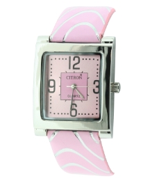 Ladies Pink Dial Watch