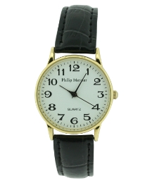 Gents White Dial Watch