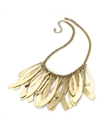 Gold Coloured Drop Necklace