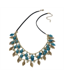 Turquoise and Gold Coloured Necklace