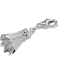 Sterling Silver Shuttlecock Charm