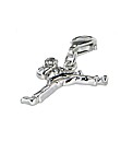 Sterling Silver Enamel Taekwondo Charm