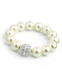 Faux Pearl Cream Coloured Bracelet
