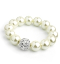 Faux Pearl Cream Coloured Bracelet