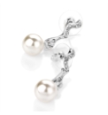 Faux Pearl Drop Earrings