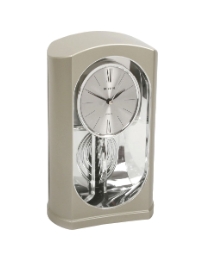 Contemporary Clock Chrome with Pendulum