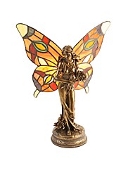 Juliana Tiffany Lamp Fairy with Flowers