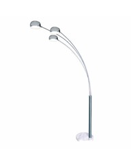 Arc Nero Chrome 3 Light Floor Lamp