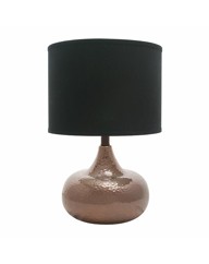 Bronze Dimple Base Table Lamp