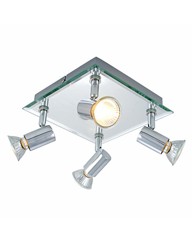 Montez Polished Chrome 4 Spotlight