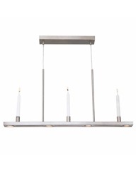 Chrome Candle Diner Pendant Light