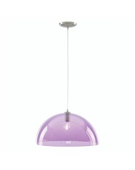 Acrylic Dome Plum Ceiling Pendant Light