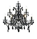 Clarence 9 Light Black Chandelier