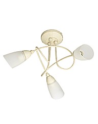 Frances Brushed Gold Ceiling Light