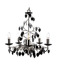 Felizia 5 Light Black Chandelier
