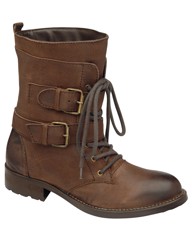 Ravel Haste buckle and strap ankle boot