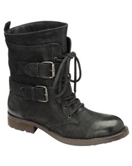 Ravel Haste buckle and strap ankle boot