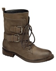 Ravel Haste buckle and strap ankle boot