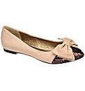 Ravel Katie bow pump ballerina shoe